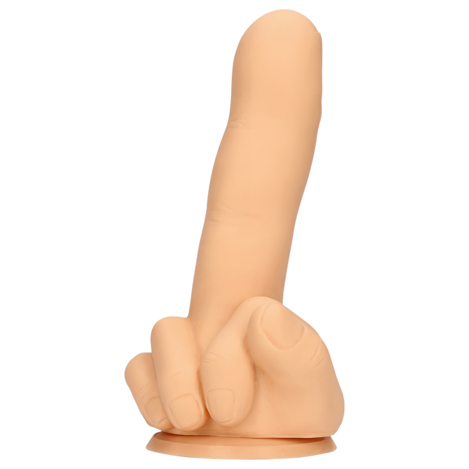 S-Line - dildo na stredný prst - realistický - telová farba