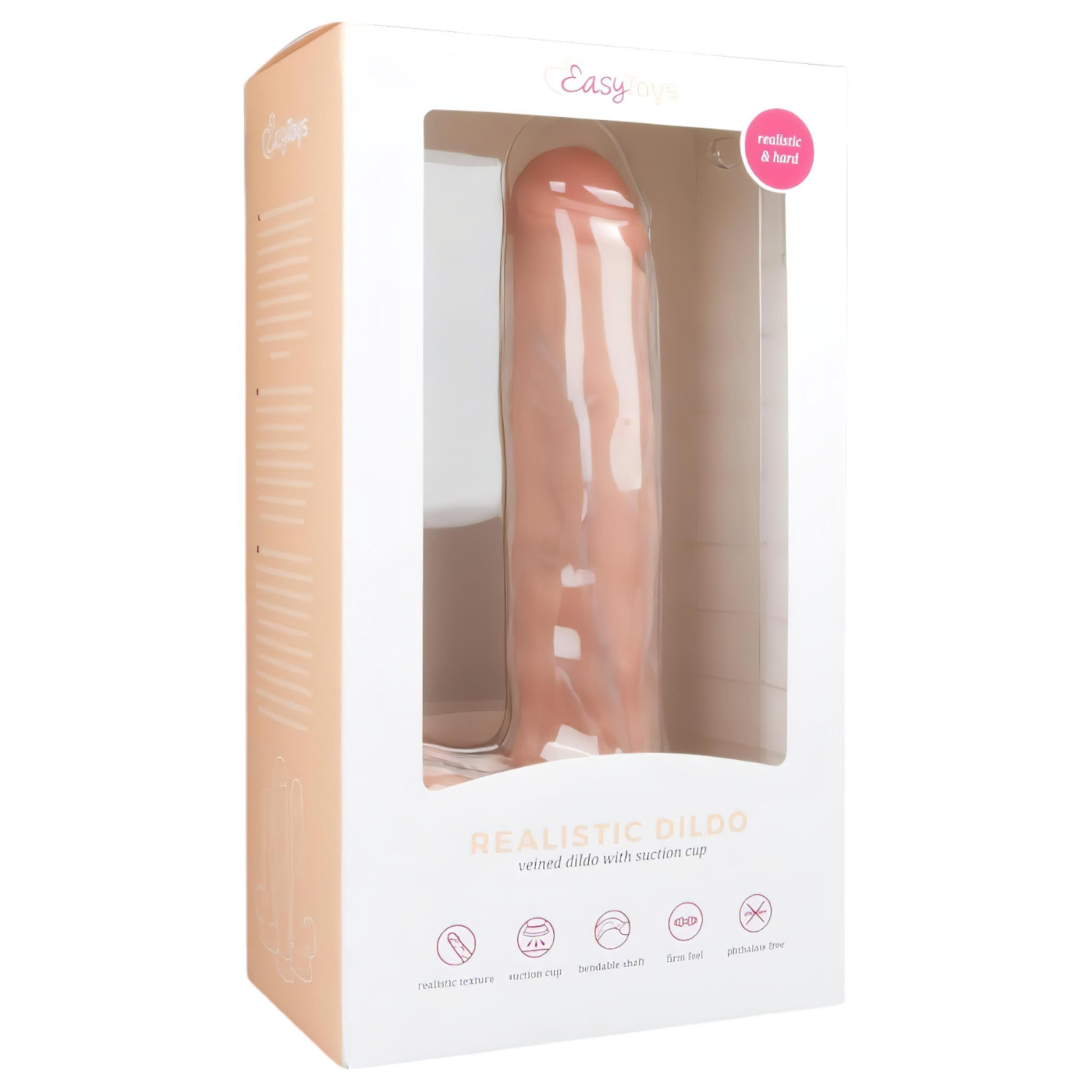 Easytoys - dildó s prísavkou a semenníkmi - veľký - 29