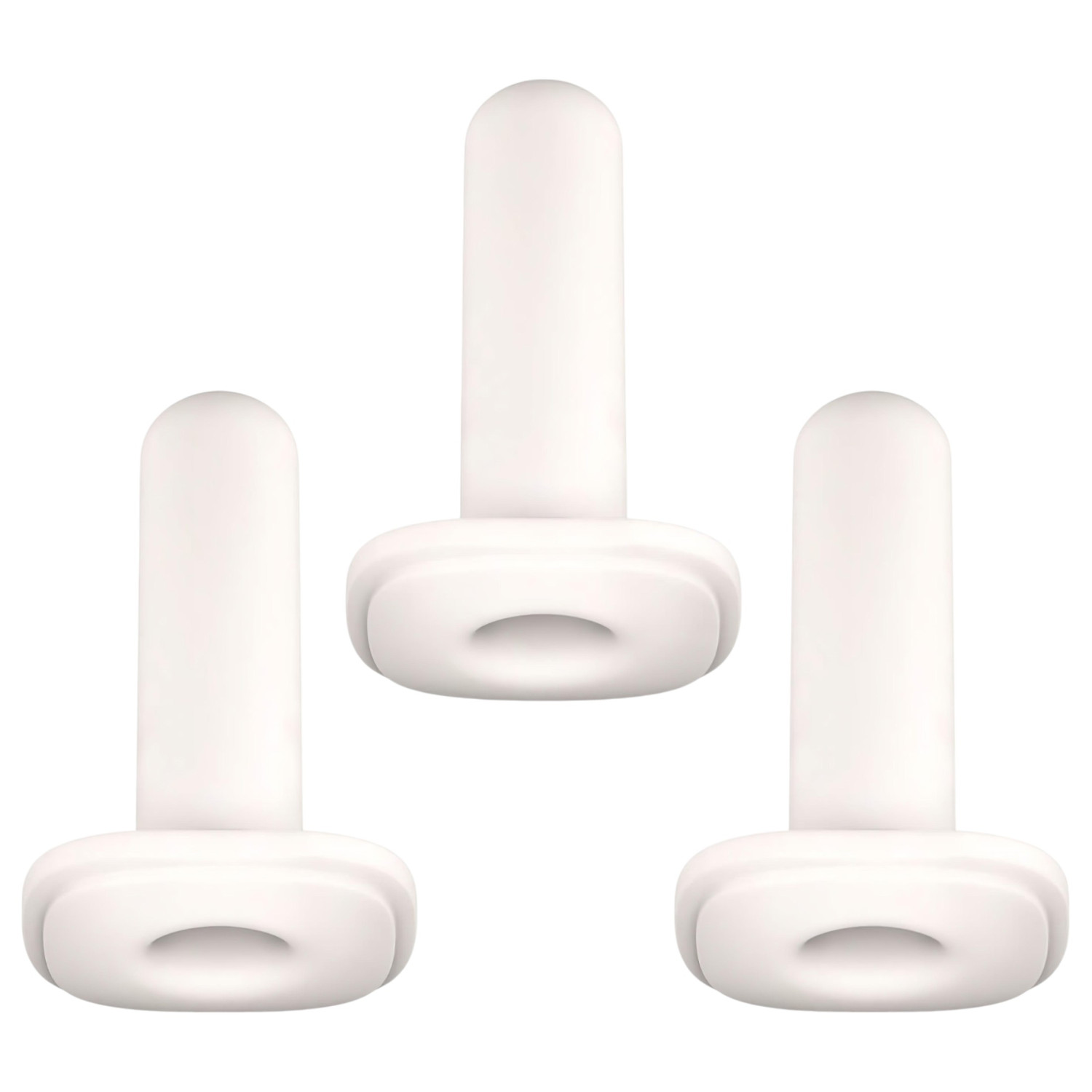 Kiiroo Onyx - masturbačná manžeta - štandardná veľkosť - 3 ks - biela