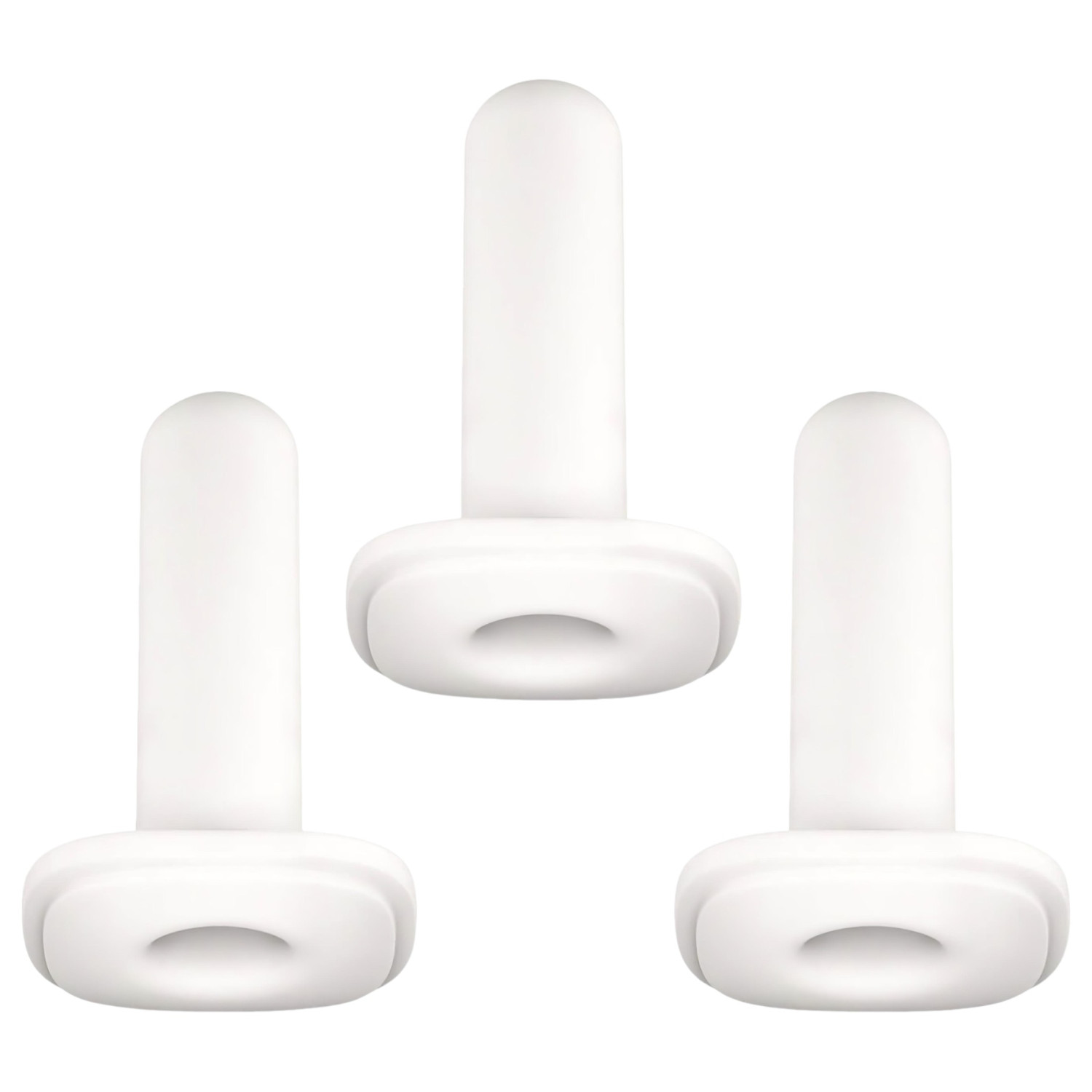 Kiiroo Onyx - masturbátor manžeta - tesné prevedenie - 3 ks biela