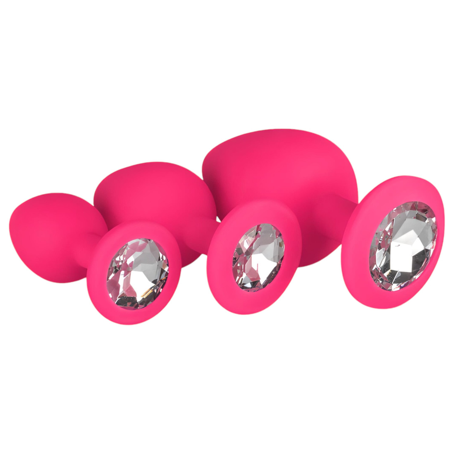Easytoys - análny plug set - ružový