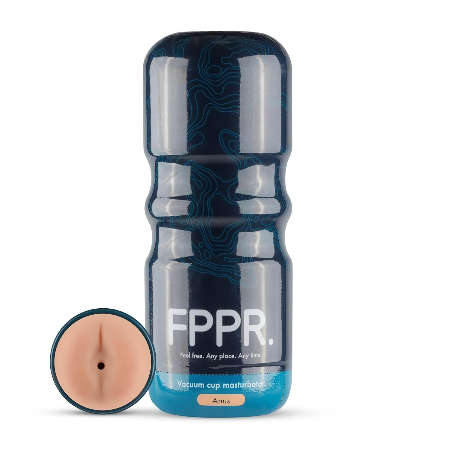 FPPR. Mokka - realistický masturbátor zadoček - prírodná farba