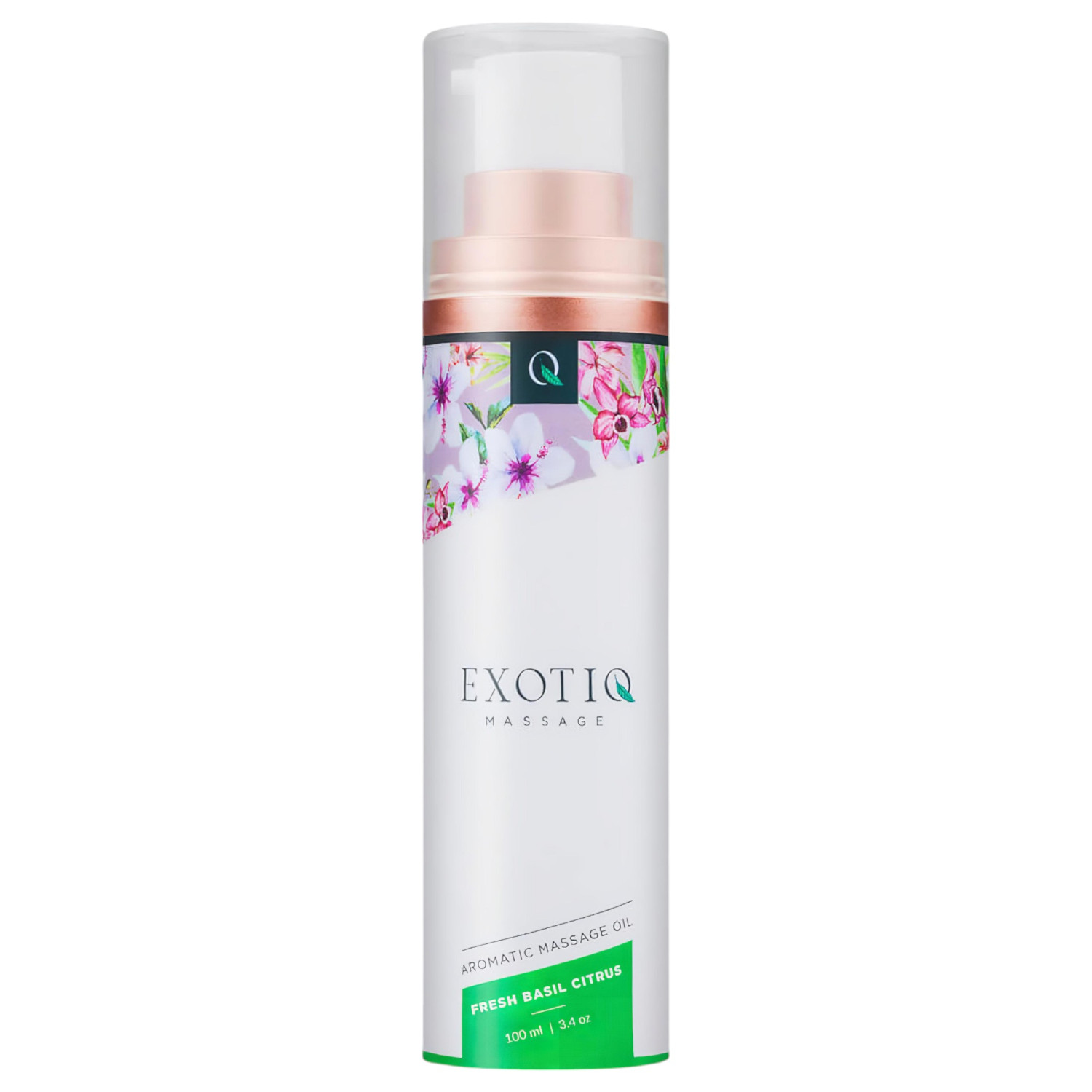 Exotiq - voňavý masážny olej - bazalka-citrón (100 ml)