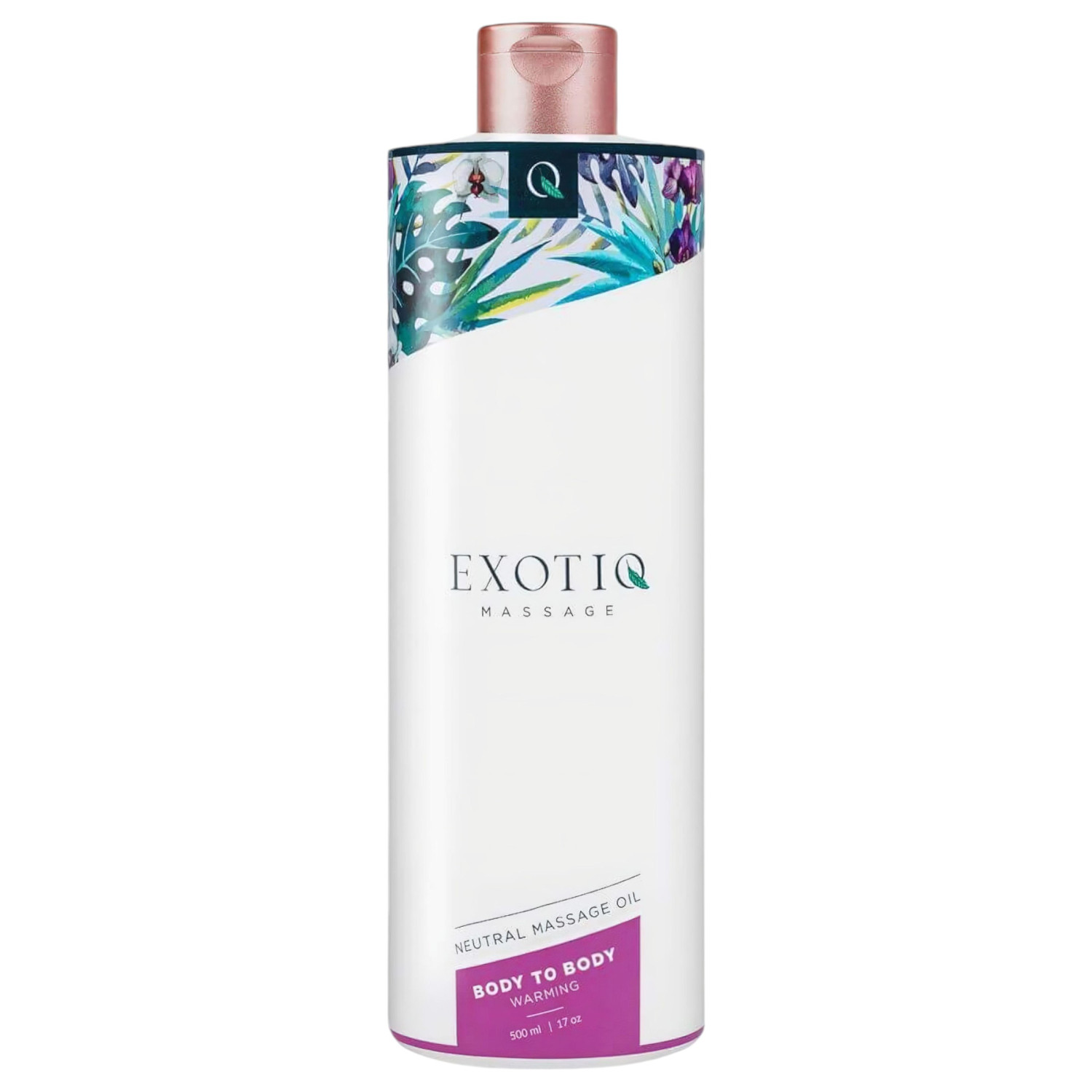 Exotiq - masážny olej s hrejivým účinkom - 500ml