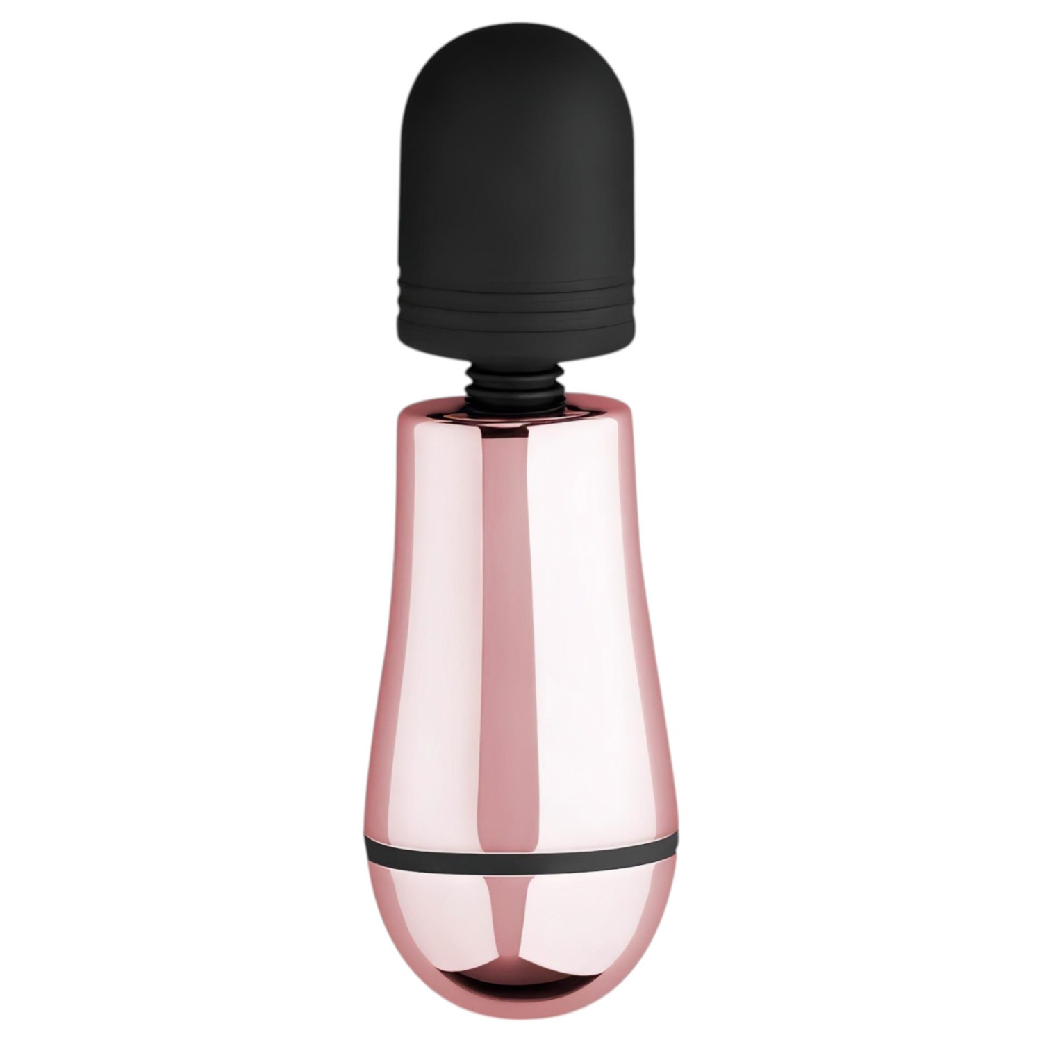 Rosy Gold - mini masážny vibrátor - dobíjací - ružové zlato