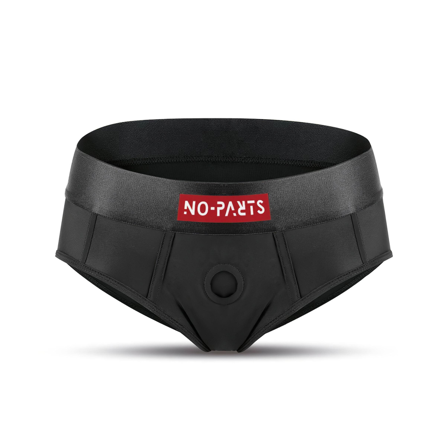No-Parts Robin - strap-on nohavičky - čierne - veľkosť L