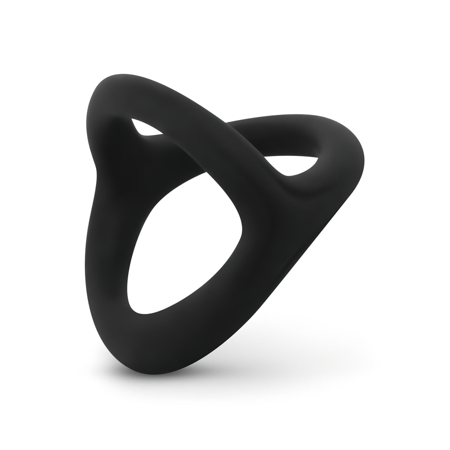 Easytoys Desire Ring - erekčný krúžok na penis a semenníky - flexibilný čierny