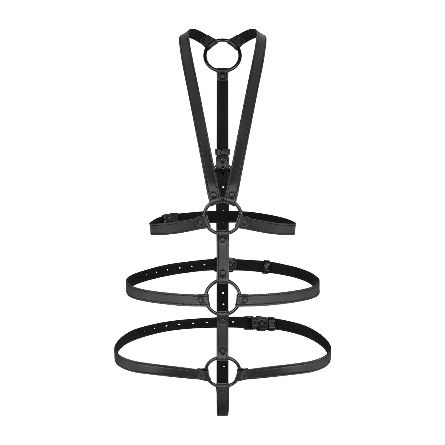 Bedroom Fantasies - bondage postroj - čierny