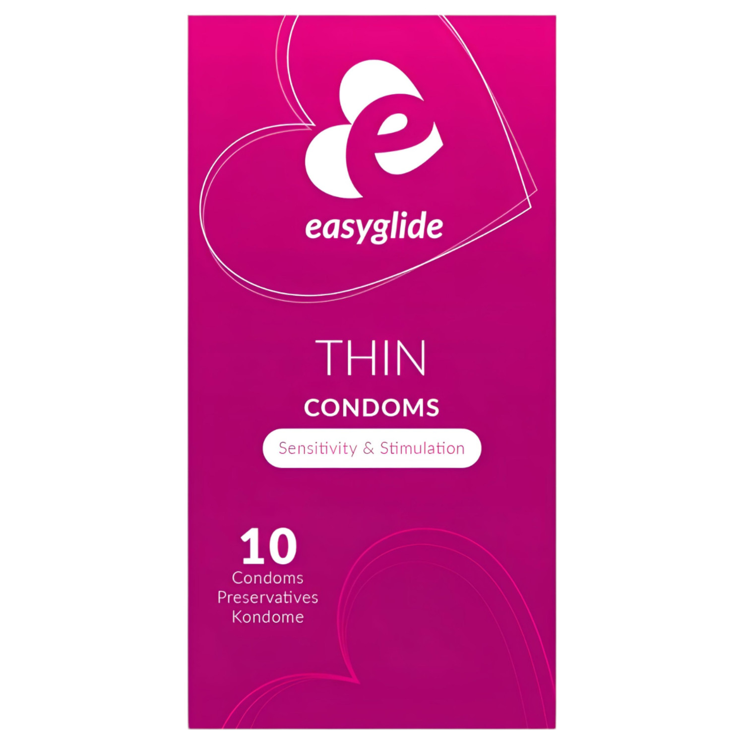 EasyGlide - ultra tenké kondómy - 10 ks