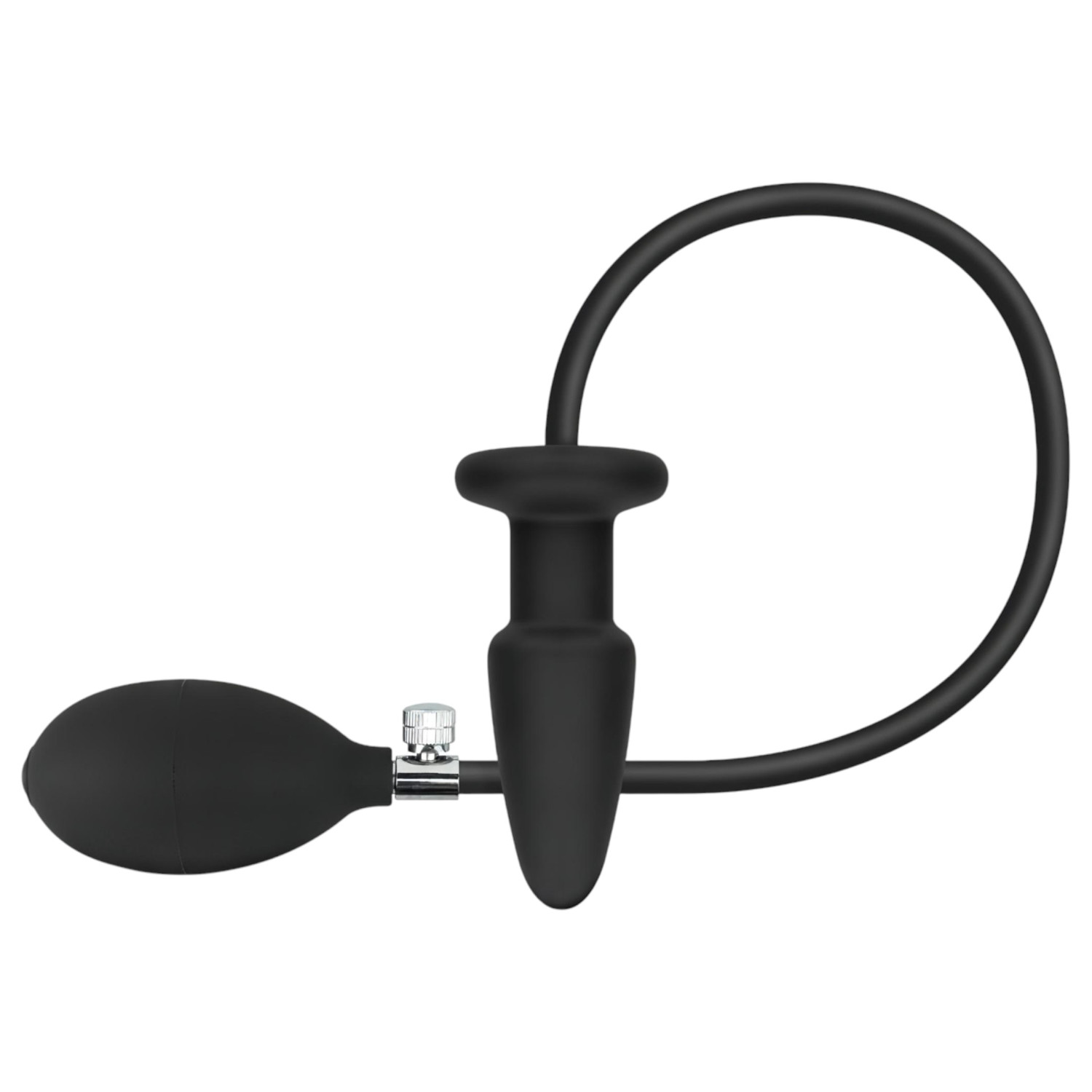 EasyToys - nafukovací análny kolík - čierny