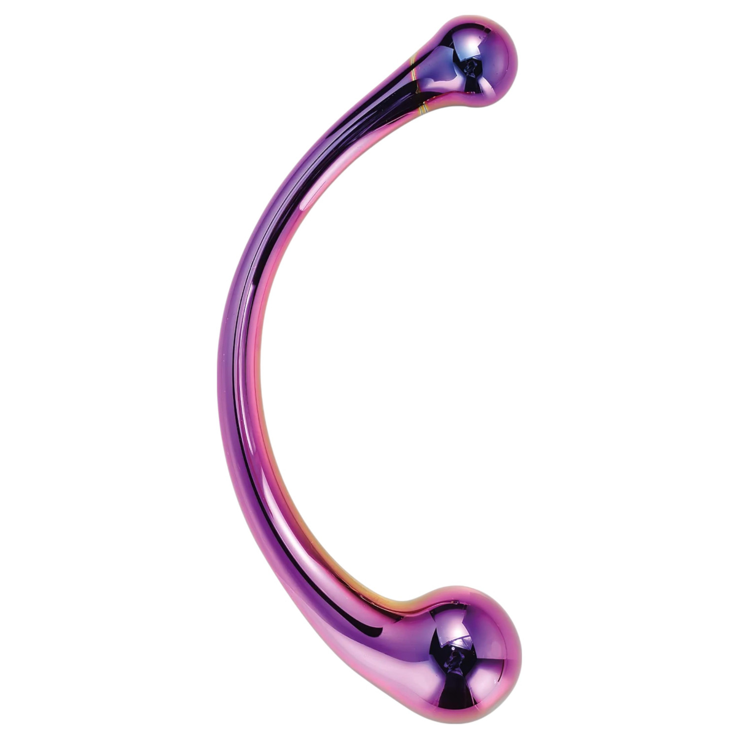 Dreamtoys - sklenené dildo - fialové