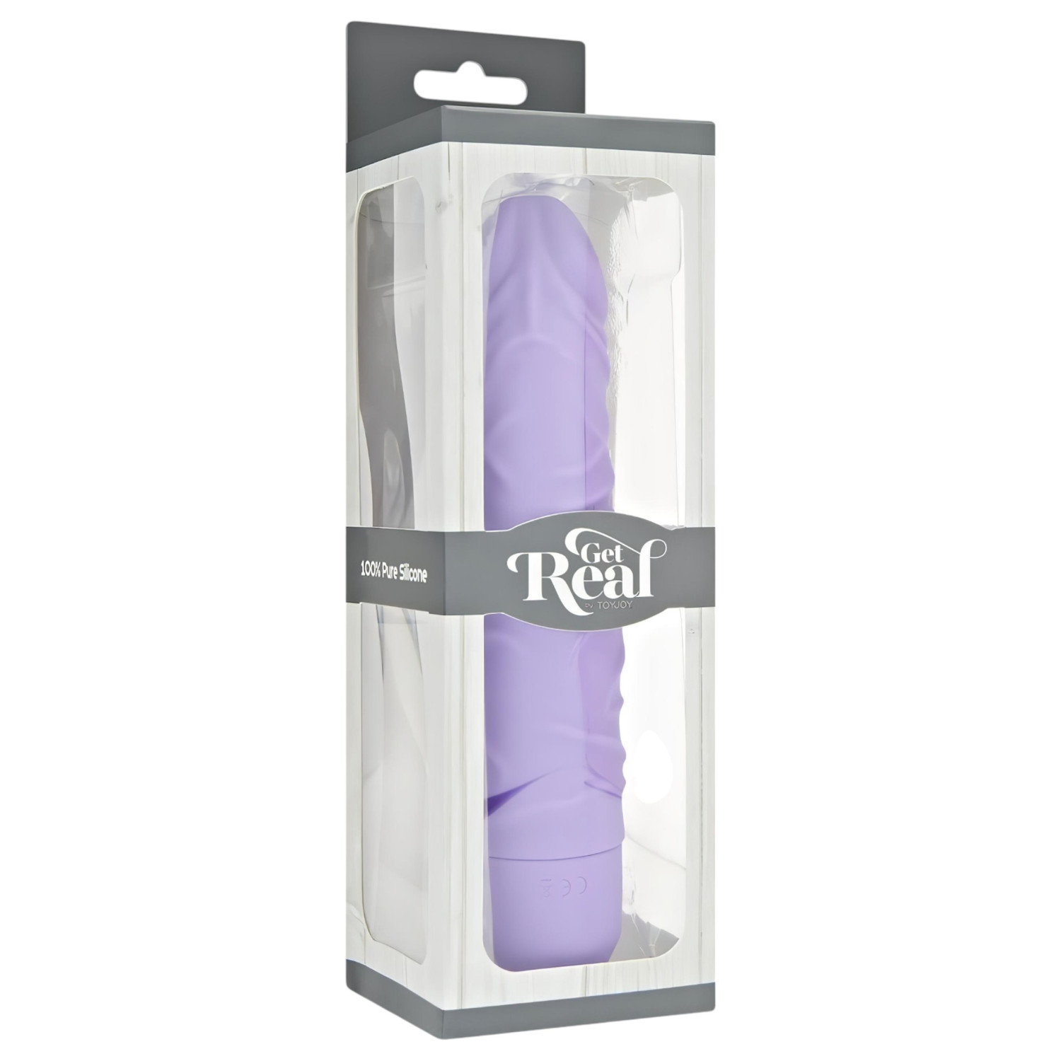 Get Real - realistický vibrátor - silikón - fialový