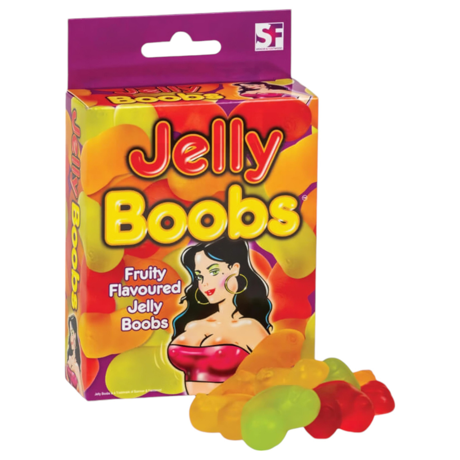 Jelly Boobs - želé prsia - ovocná príchuť - 120g