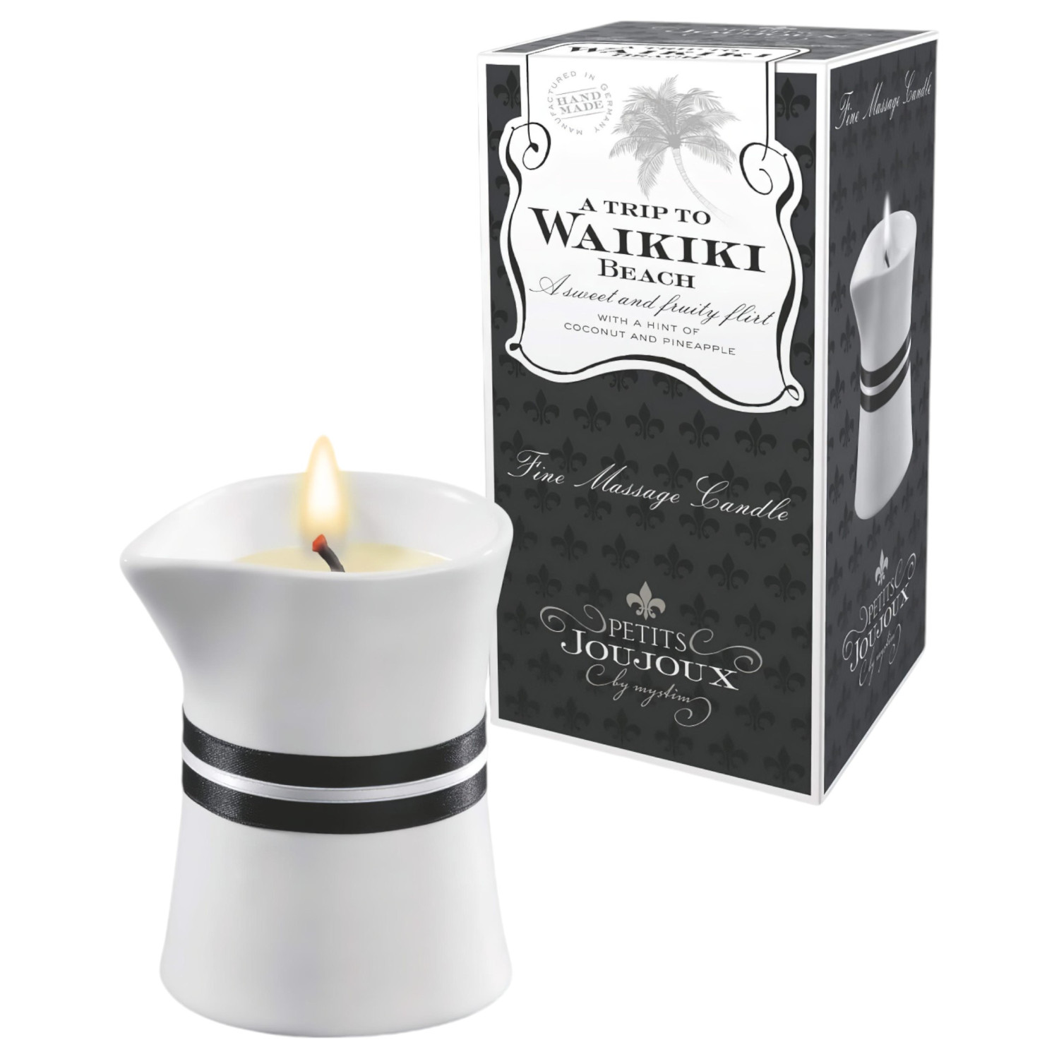Petits Joujoux Waikiki - masážna sviečka - kokos ananás - 120ml