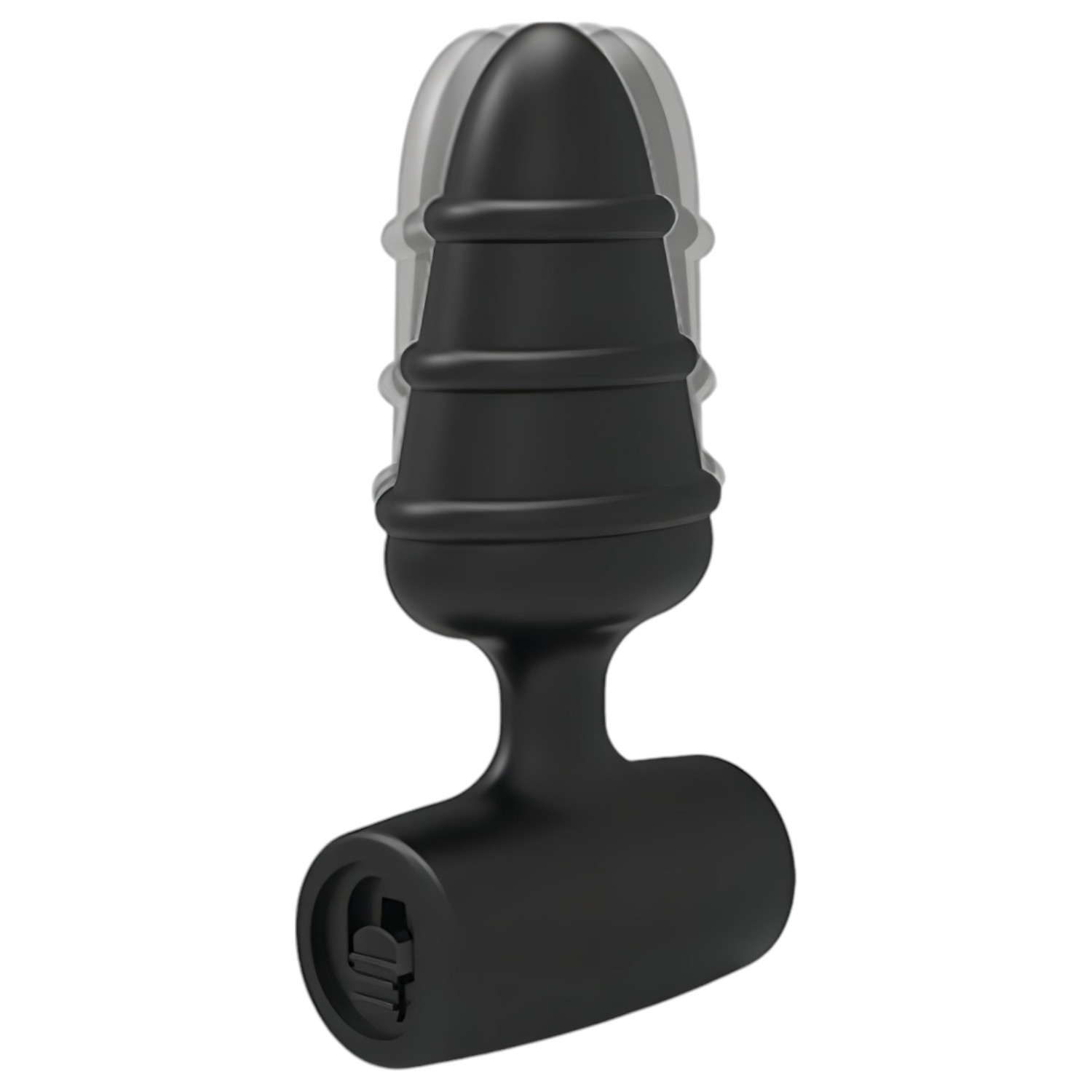 Love Plug - análny mini vibrátor - čierny
