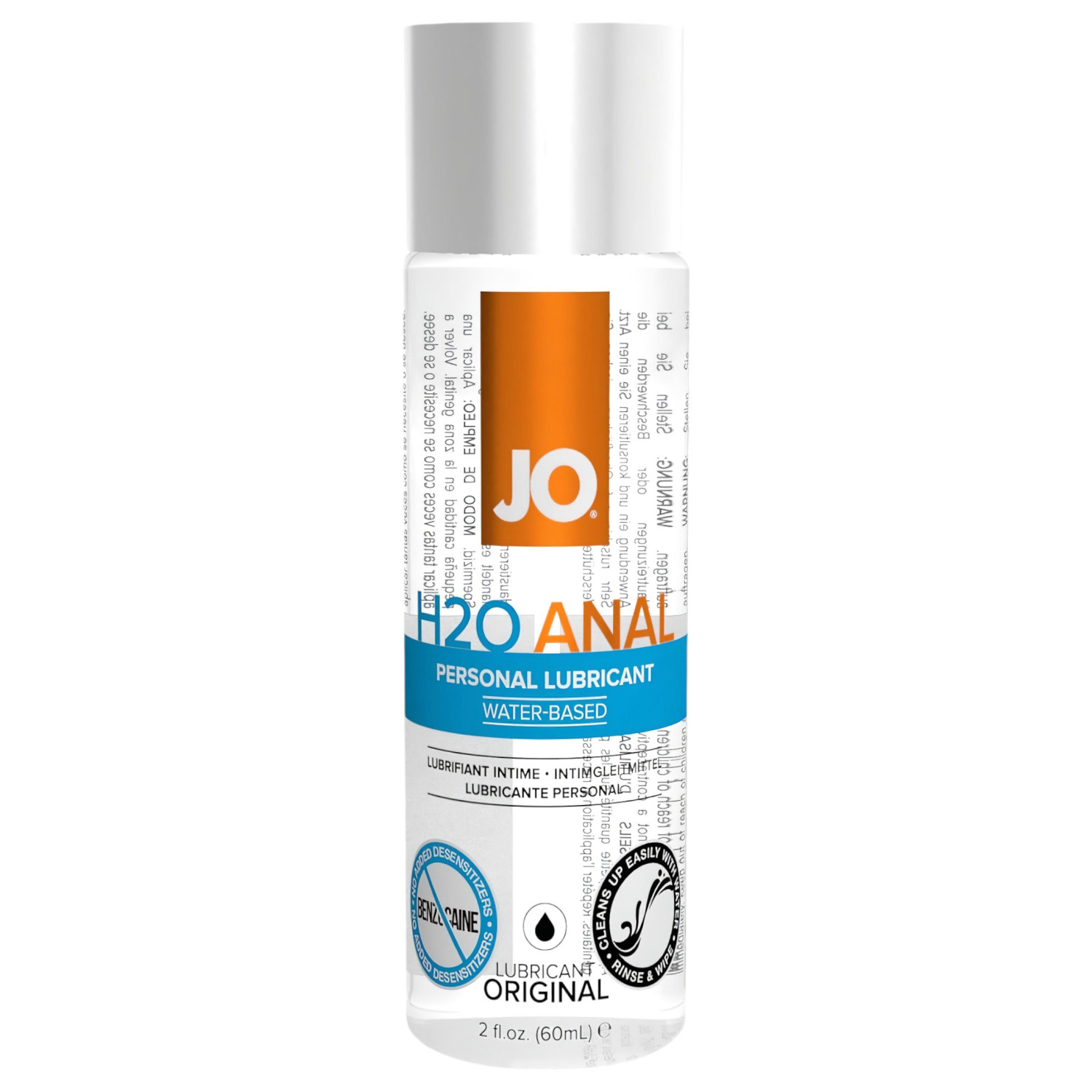 JO H2O Anal Original - vodný análny lubrikant (60ml)