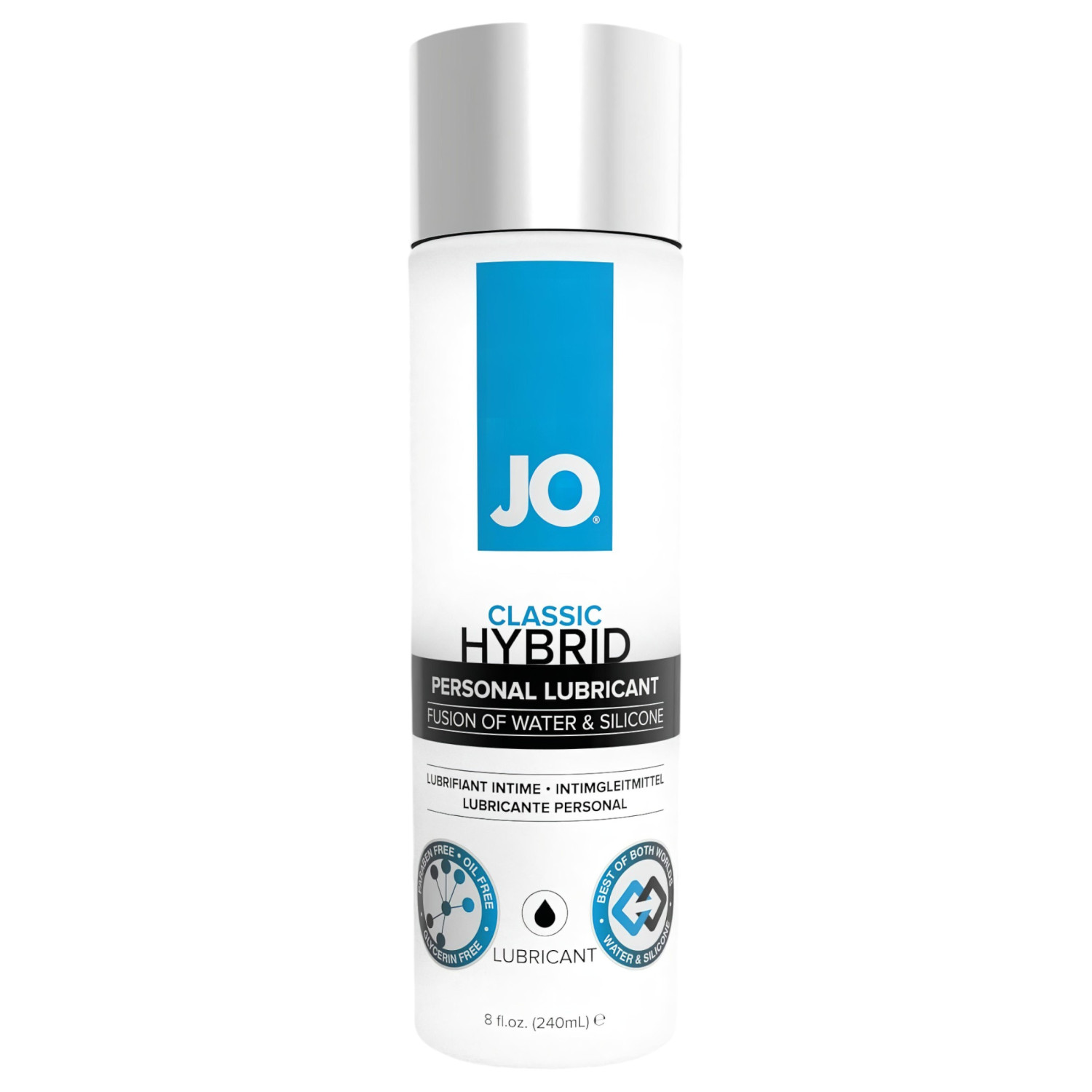 System JO Classic Hybrid - lubrikant na vodnej a silikónovej báze - 240ml