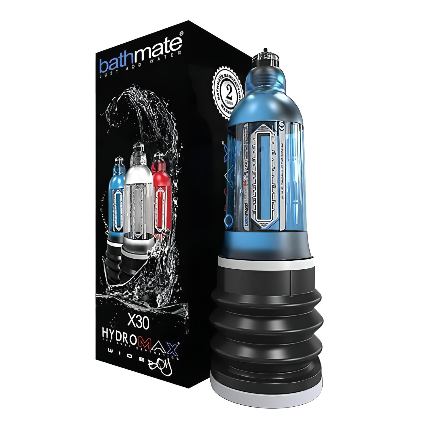 Bathmate - vákuová pumpa na penis Hydromax 7 Wide - hydr. technológia - modrá