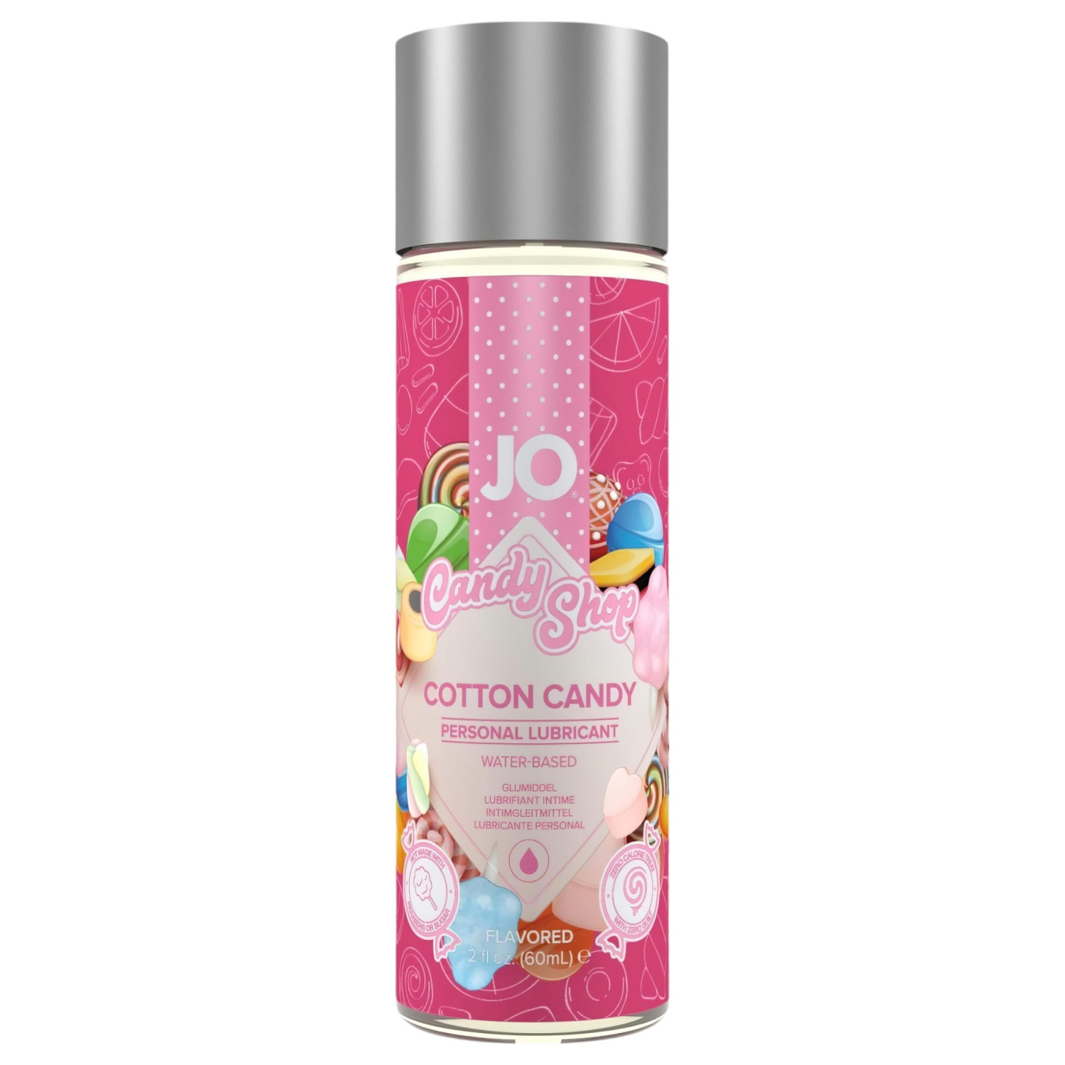 JO Candy Shop Cotton Candy - lubrikant na vodnej báze - príchuť cukrová vata