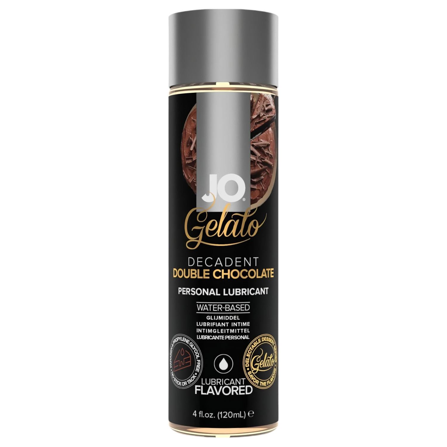 Jo Gelato - jedlý lubrikant na vodnej báze - čokoláda - 120 ml