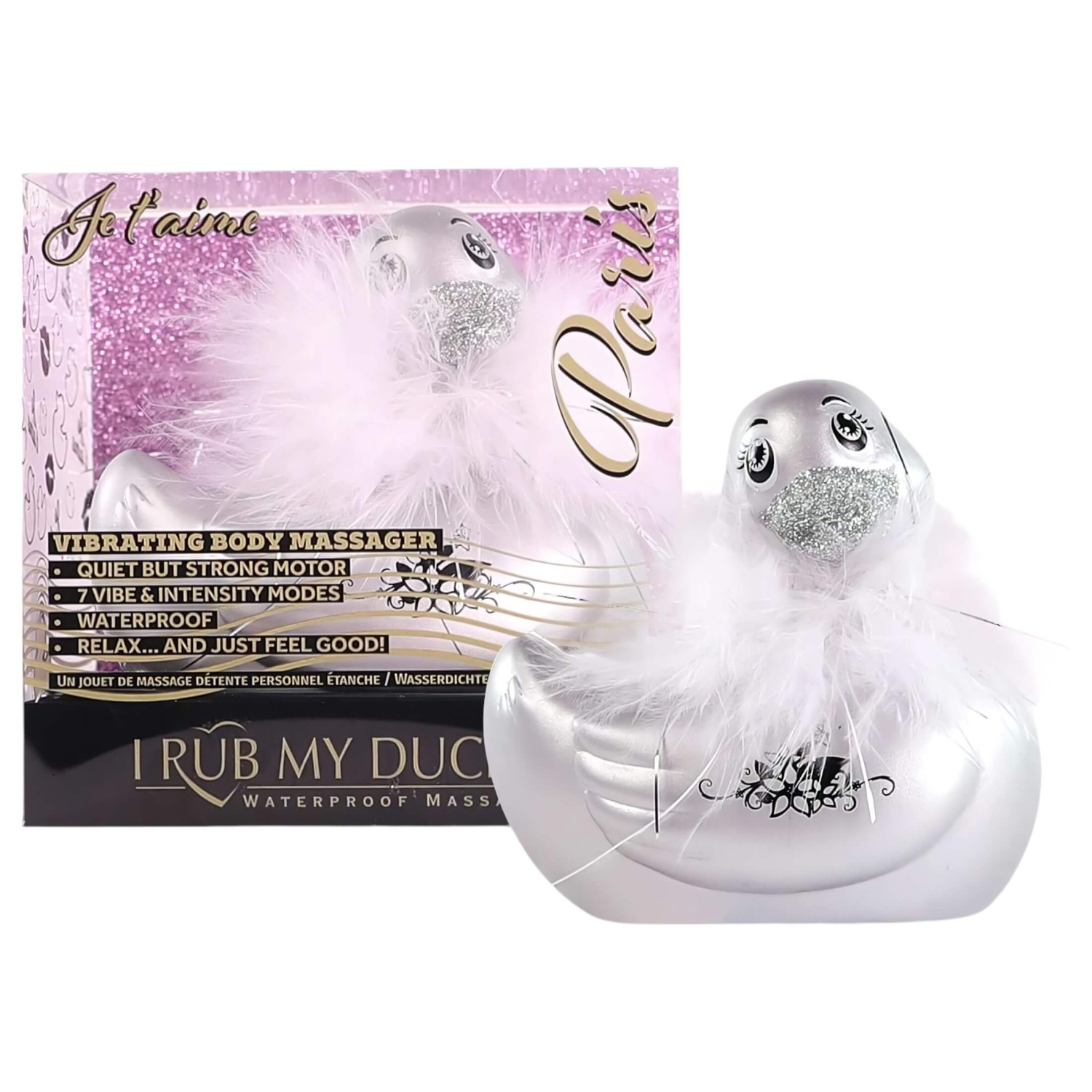 My Duckie Paris 2.0 - vibrátor na klitoris - strieborný