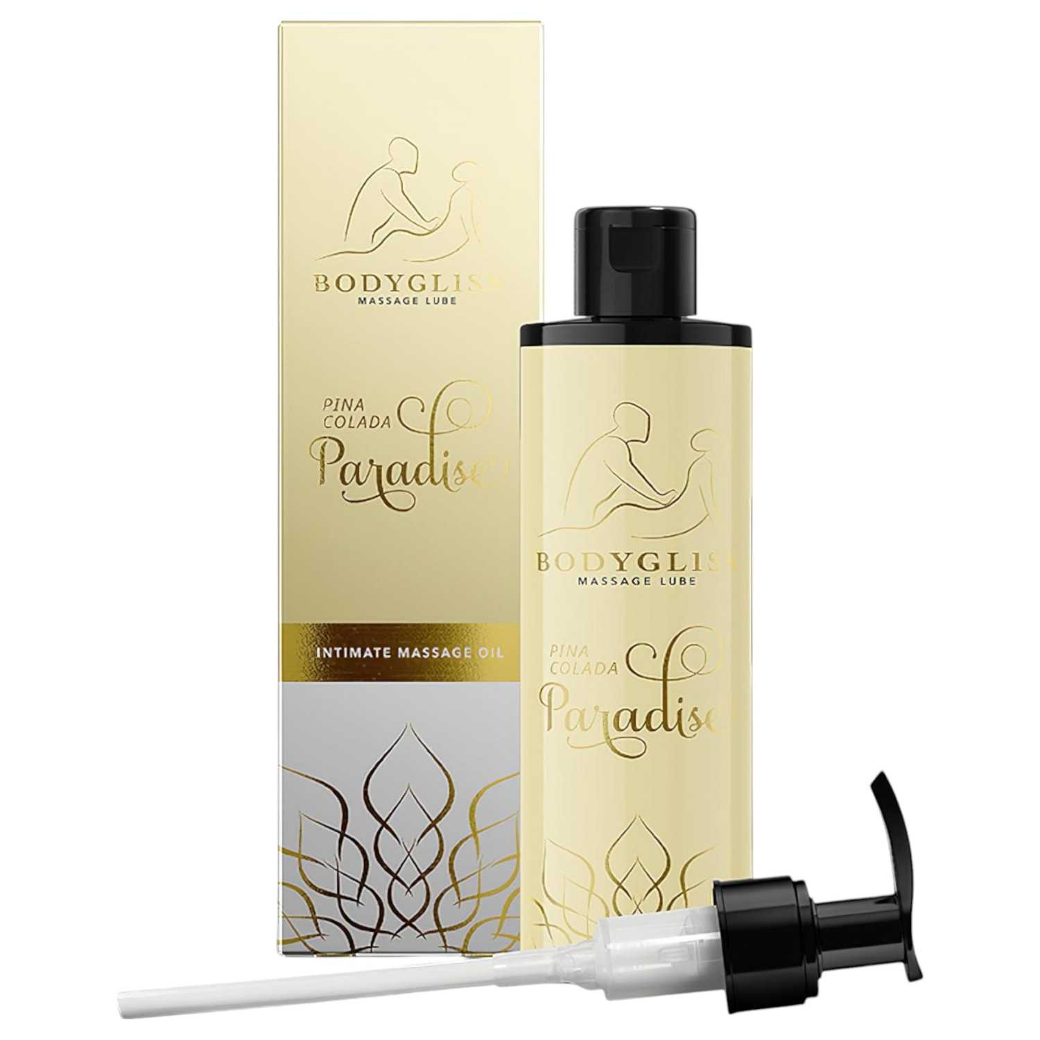 Bodygliss - masážny olej a lubrikant - pina colada - 150 ml