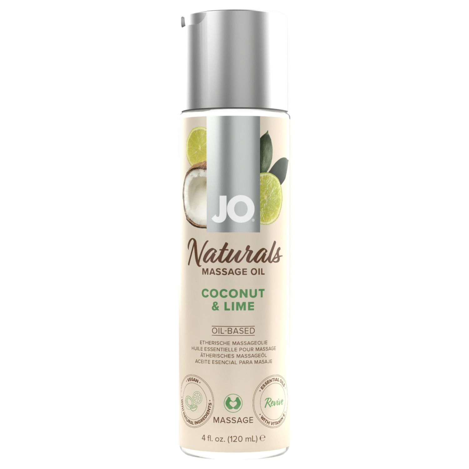 System JO - masážny olej - kokos-limetka (120ml)