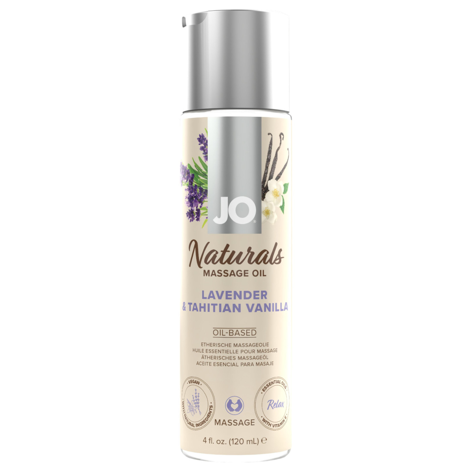 System JO - masážny olej - levanduľa vanilka - 120ml