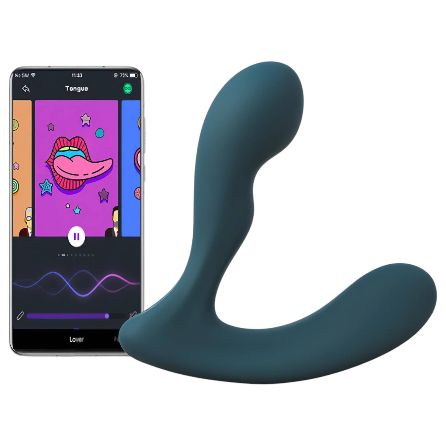 Magic Motion Solstice X - smart vibrátor na prostatu - zelený