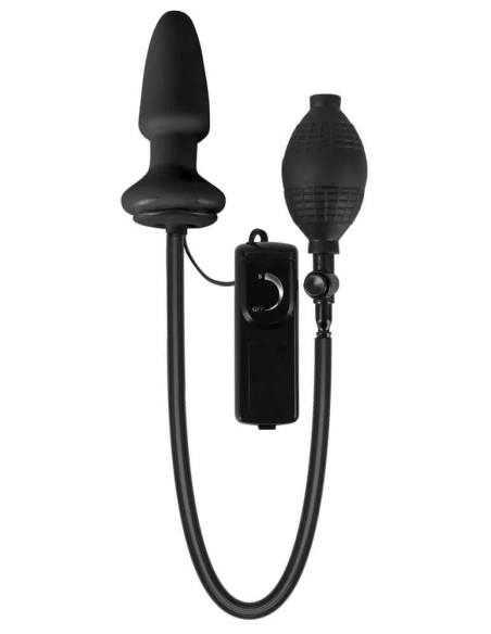 You2Toys - análny vibrátor s pumpou - čierny