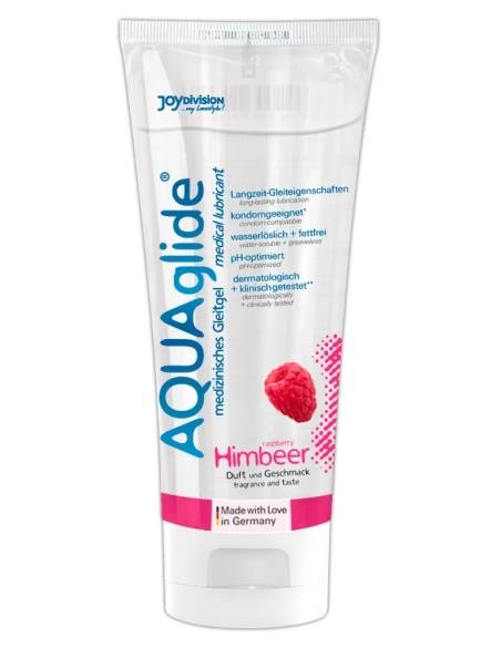 AQUAglide - lubrikant na báze vody - malina - 100 ml
