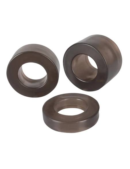 You2Toys - erekčný krúžok na penis a semenníky - sada - sivý