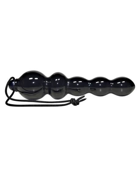 You2Toys Black Jack - análny korálkový dildo - čierny