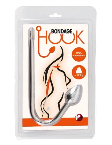 You2Toys - análny hák - hliník - strieborný - 179g