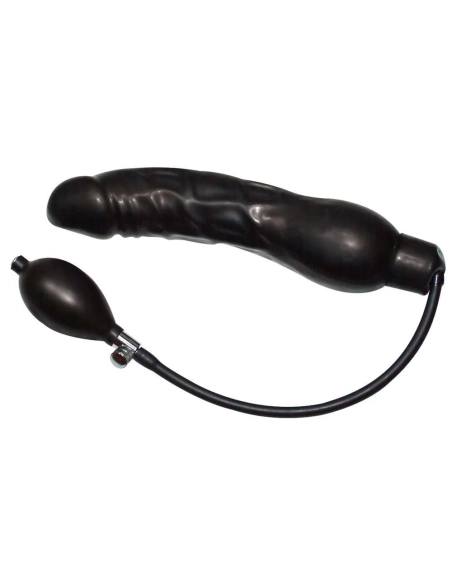 You2Toys - análna nafukovacia rozširovačka - latex čierna veľká