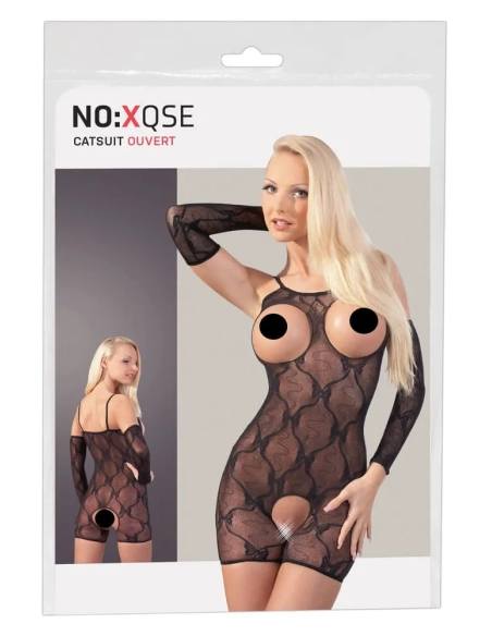 NO:XQSE - čipkovaný mini overal
