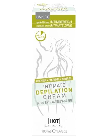 HOT Intimate - intímny depilačný krém so špachtľou - 100 ml