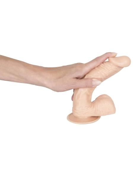 Európsky milenec - dildo s semenníkmi - stredné