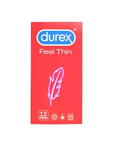 Durex Feel Thin - ultra tenké kondómy - prirodzený pocit - 12 ks