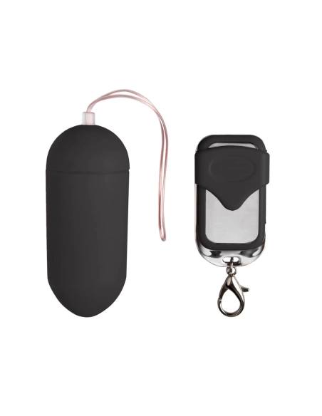 Easytoys - diaľkový vibračný vajíčko (čierne)