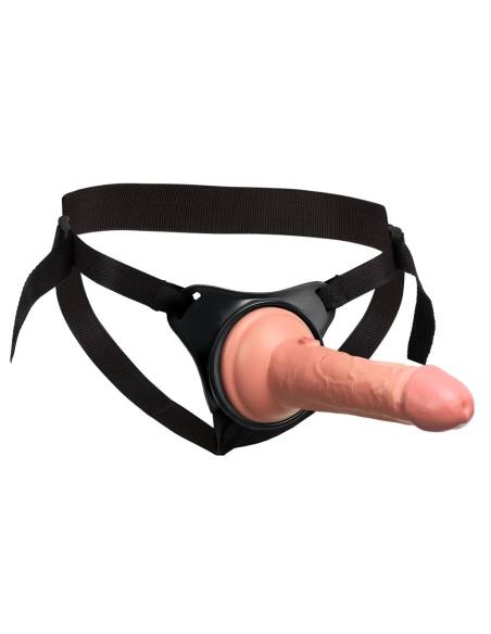 Sportsheets - pripínací dildo - silikón - fialová