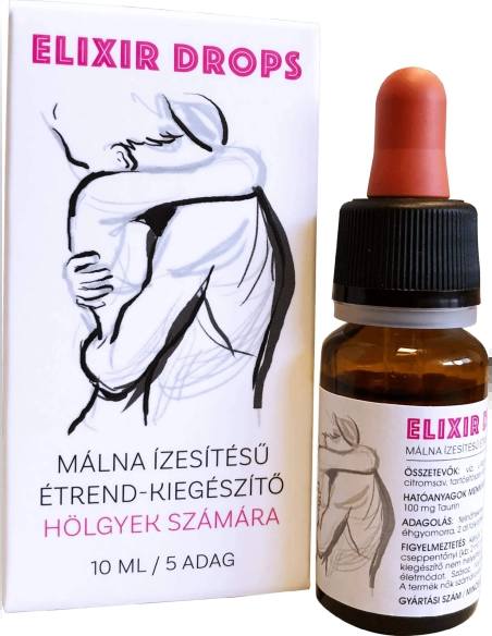 ELIXIR - kvapky na zvýšenie ženského libida - 10 ml - malina