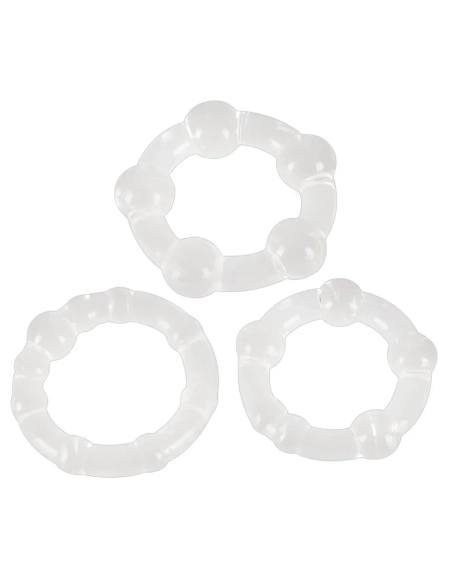 You2Toys - sada erekčných krúžkov - priehľadné - 3 ks