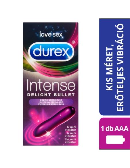 Durex - mini vibrátor - intenzívne potešenie - fialový