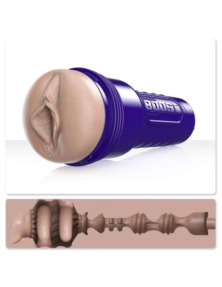 Fleshlight Boost Bang - realistická vagína masturbátor - prírodná farba