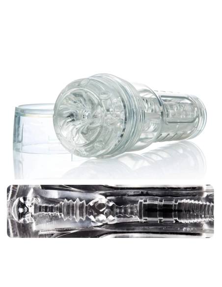 Fleshlight GO Torque - masturbátor pre mužov - kompaktná vagína - transparentný