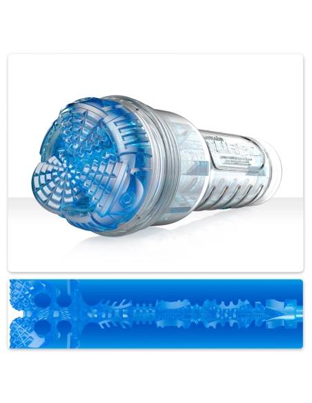 Fleshlight Turbo Core - pohlcujúci masturbátor - modrá