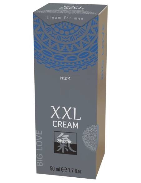 HOT Shiatsu XXL - stimulačný hrejivý intímny krém pre mužov - 50 ml