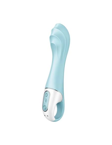 Satisfyer - pumpovací vibrátor - smart funkcia - modrý