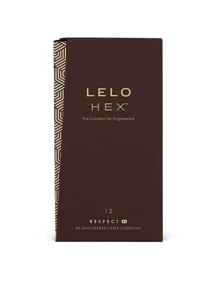 LELO Hex Respect XL - kondómy - extra veľkosť - 12 ks